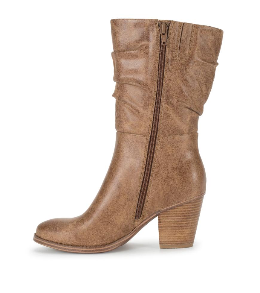 Baretraps Knee High Boots | Women Cheyenne Mid Calf Boot Auburn