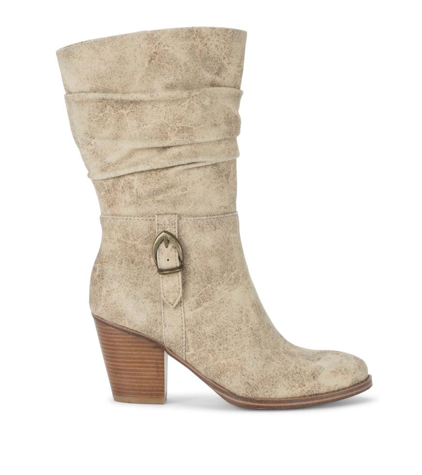 Baretraps Knee High Boots | Women Cheyenne Mid Calf Boot Cream