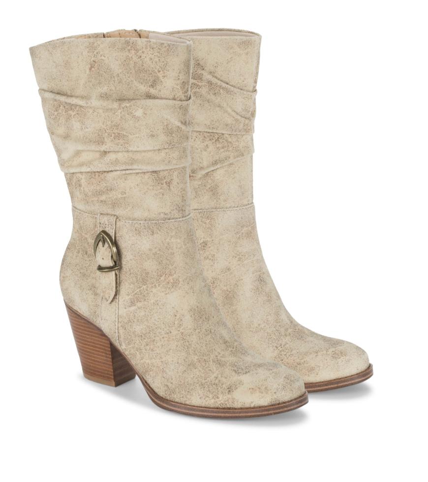Baretraps Knee High Boots | Women Cheyenne Mid Calf Boot Cream