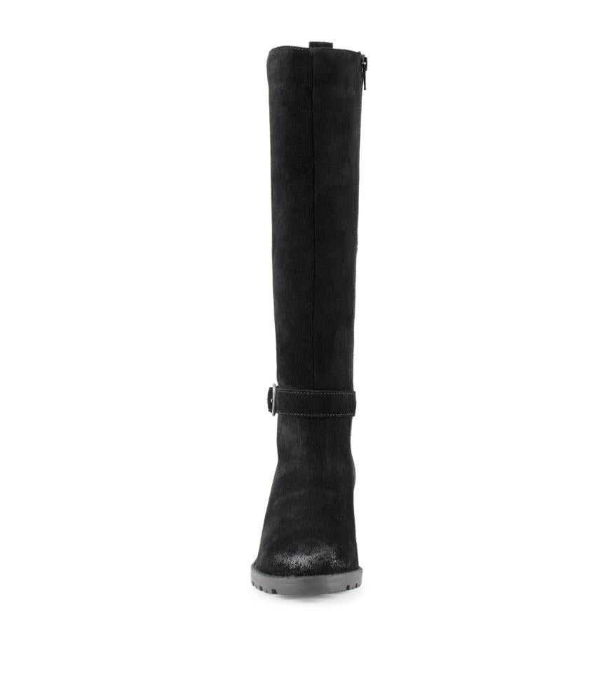 Baretraps Knee High Boots | Women Della Tall Boot Black Suede