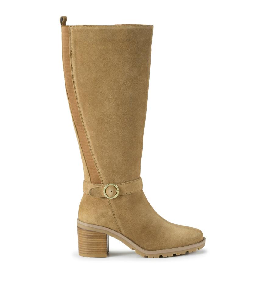 Baretraps Knee High Boots | Women Della Tall Boot Cognac Suede