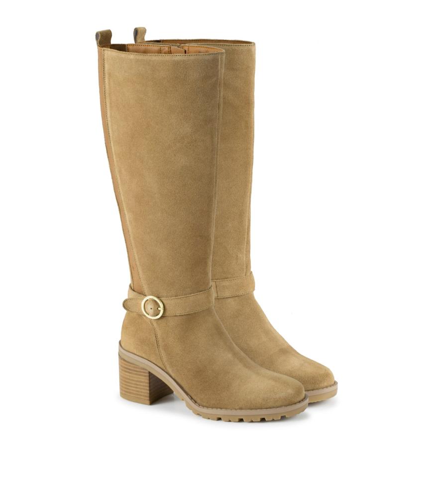 Baretraps Knee High Boots | Women Della Tall Boot Cognac Suede