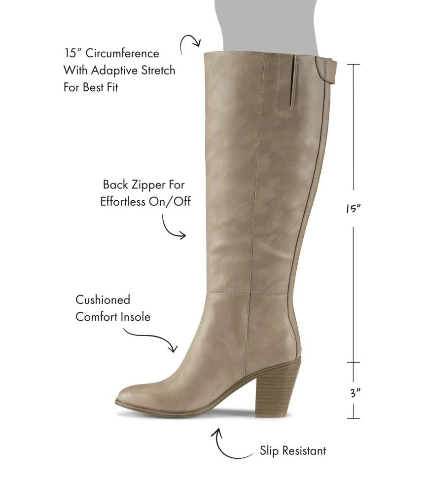 Baretraps Knee High Boots | Women Kiara Tall Boot Light Mushroom