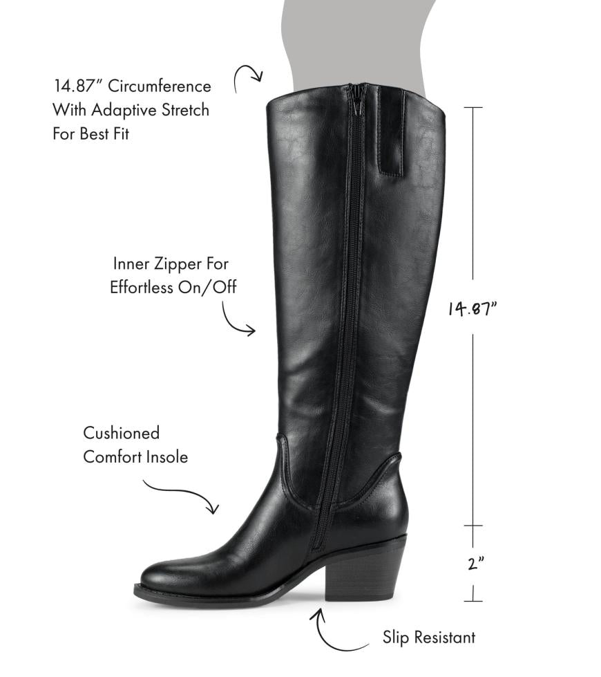Baretraps Knee High Boots | Women Laryssa Riding Boot Black