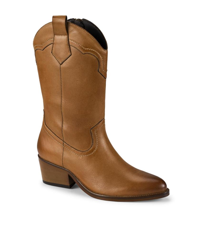 Baretraps Knee High Boots | Women Nita Western Boot Cognac Leather