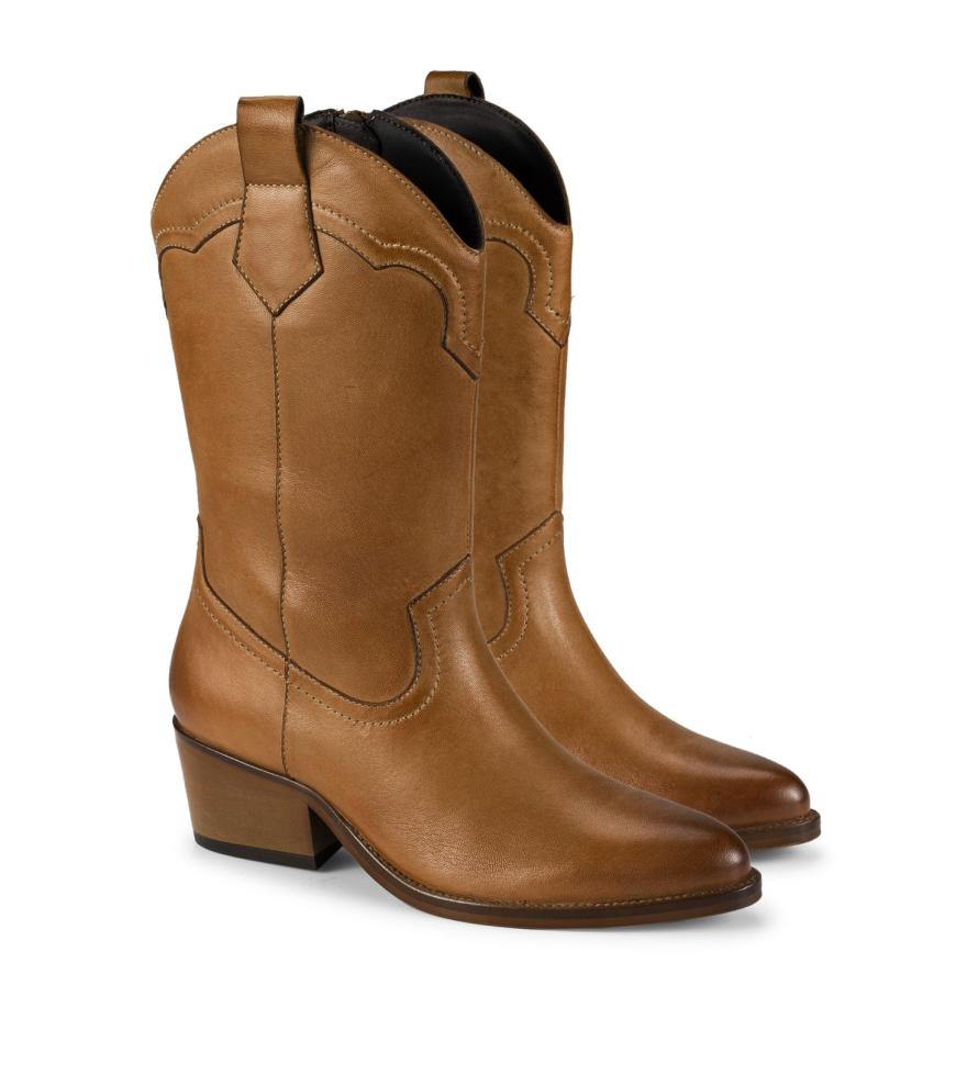 Baretraps Knee High Boots | Women Nita Western Boot Cognac Leather
