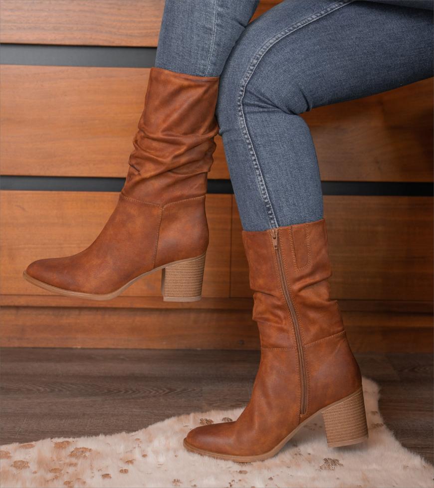 Baretraps Knee High Boots | Women Raz Mid Calf Boot Toffee