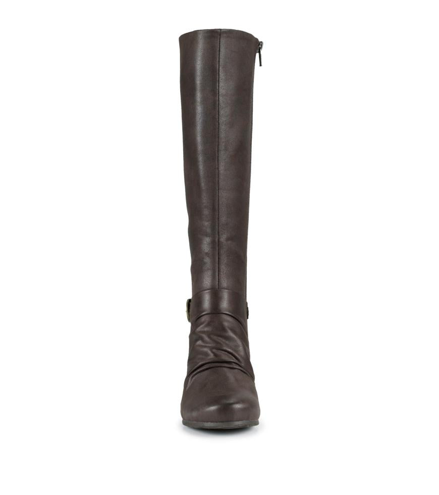 Baretraps Knee High Boots | Women Sammy Tall Wedge Boot Dark Brown
