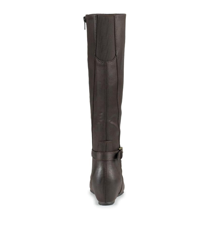 Baretraps Knee High Boots | Women Sammy Tall Wedge Boot Dark Brown