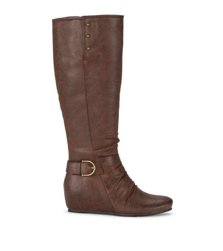 Baretraps Knee High Boots | Women Scarlett Tall Wedge Boot Brush Brown