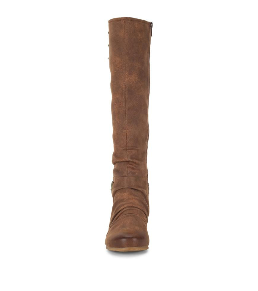 Baretraps Knee High Boots | Women Scarlett Tall Wedge Boot Cashew