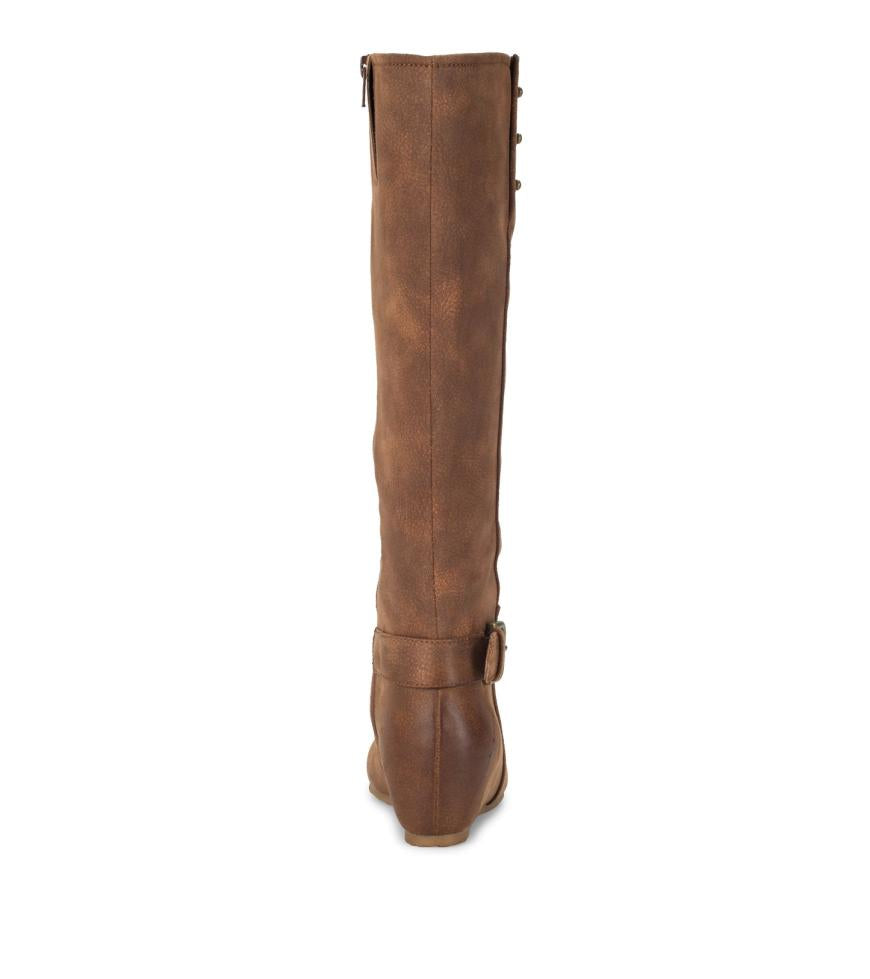 Baretraps Knee High Boots | Women Scarlett Tall Wedge Boot Cashew