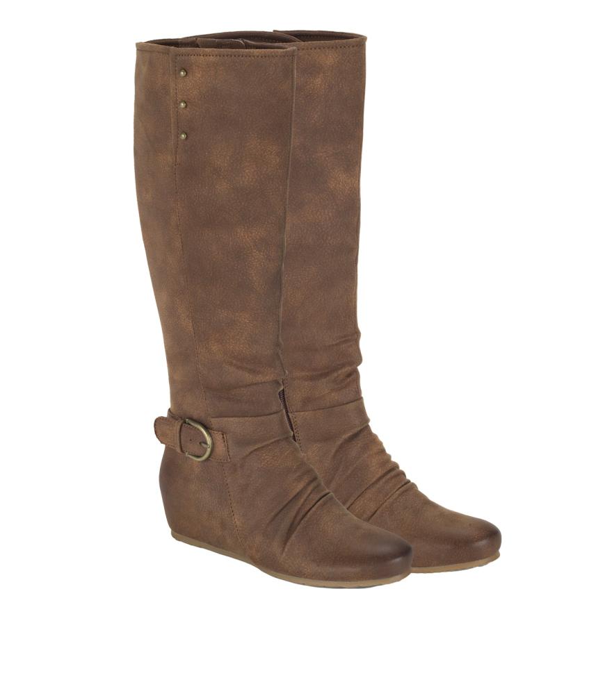 Baretraps Knee High Boots | Women Scarlett Tall Wedge Boot Cashew