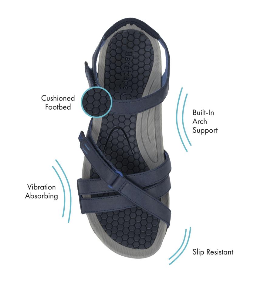 Baretraps Rebound Sandals | Women Danny Sandal Navy