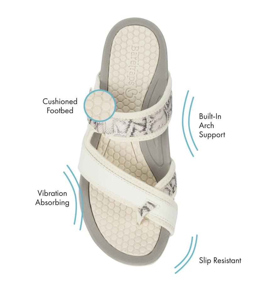 Baretraps Rebound Sandals | Women Deserae Slide Sandal Cream