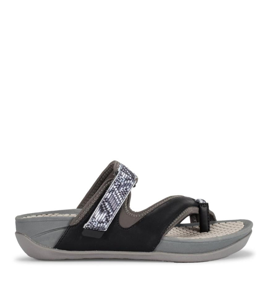 Baretraps Rebound Sandals | Women Deserae Slide Sandal Dark Grey
