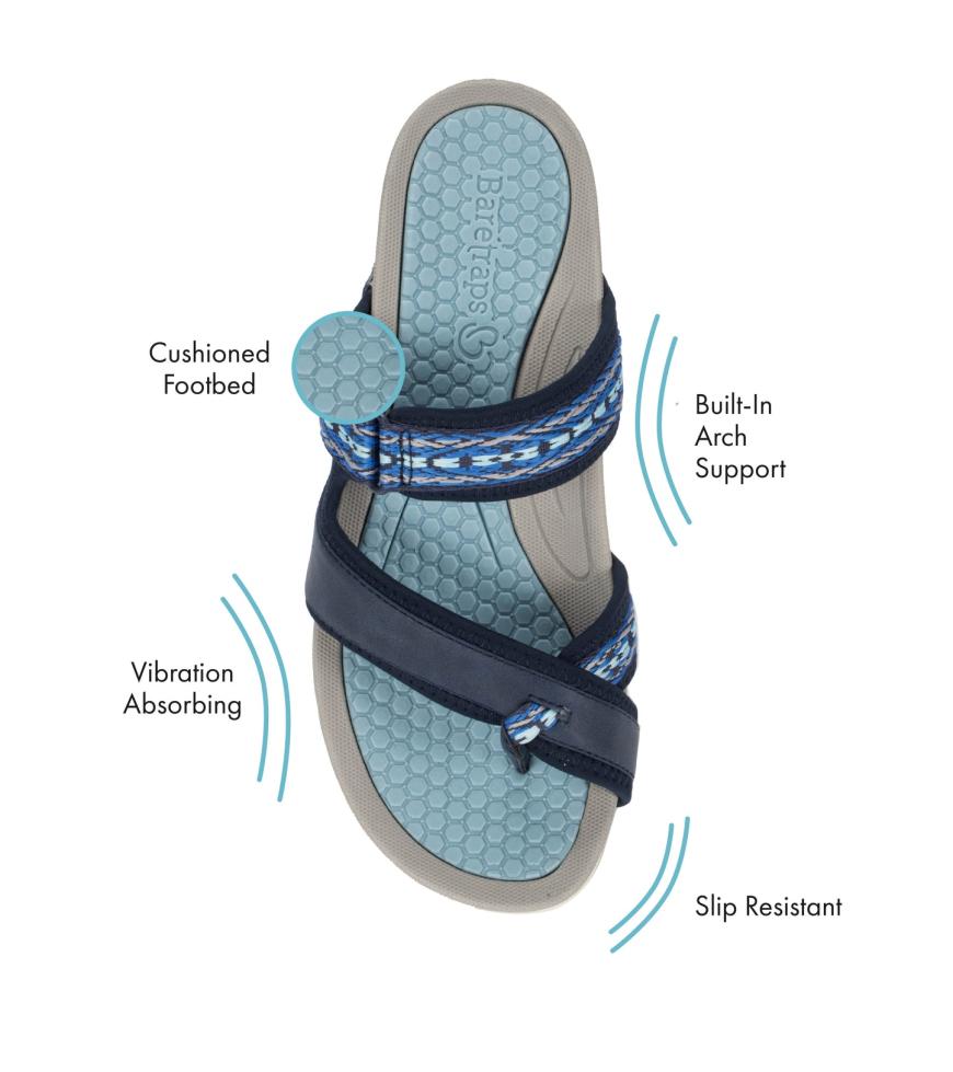Baretraps Rebound Sandals | Women Deserae Slide Sandal Navy