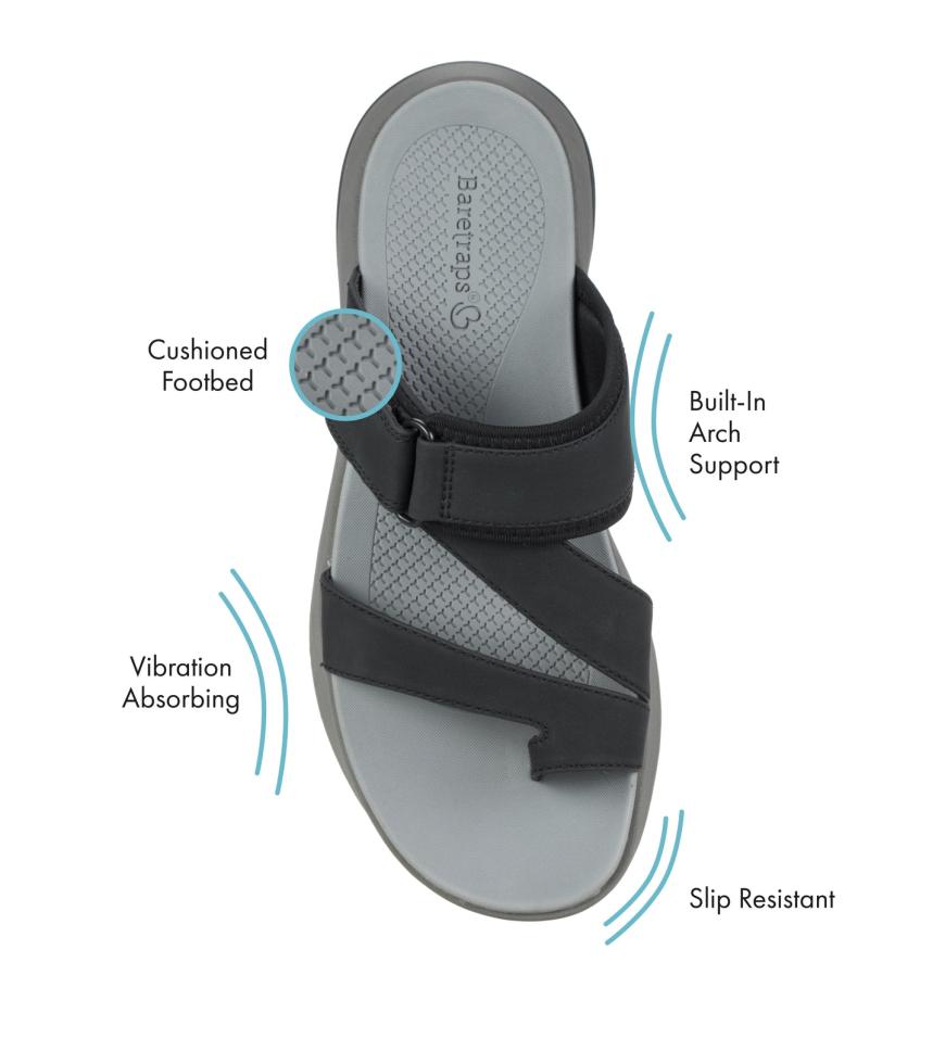 Baretraps Rebound Sandals | Women Jordy Slide Sandal Black