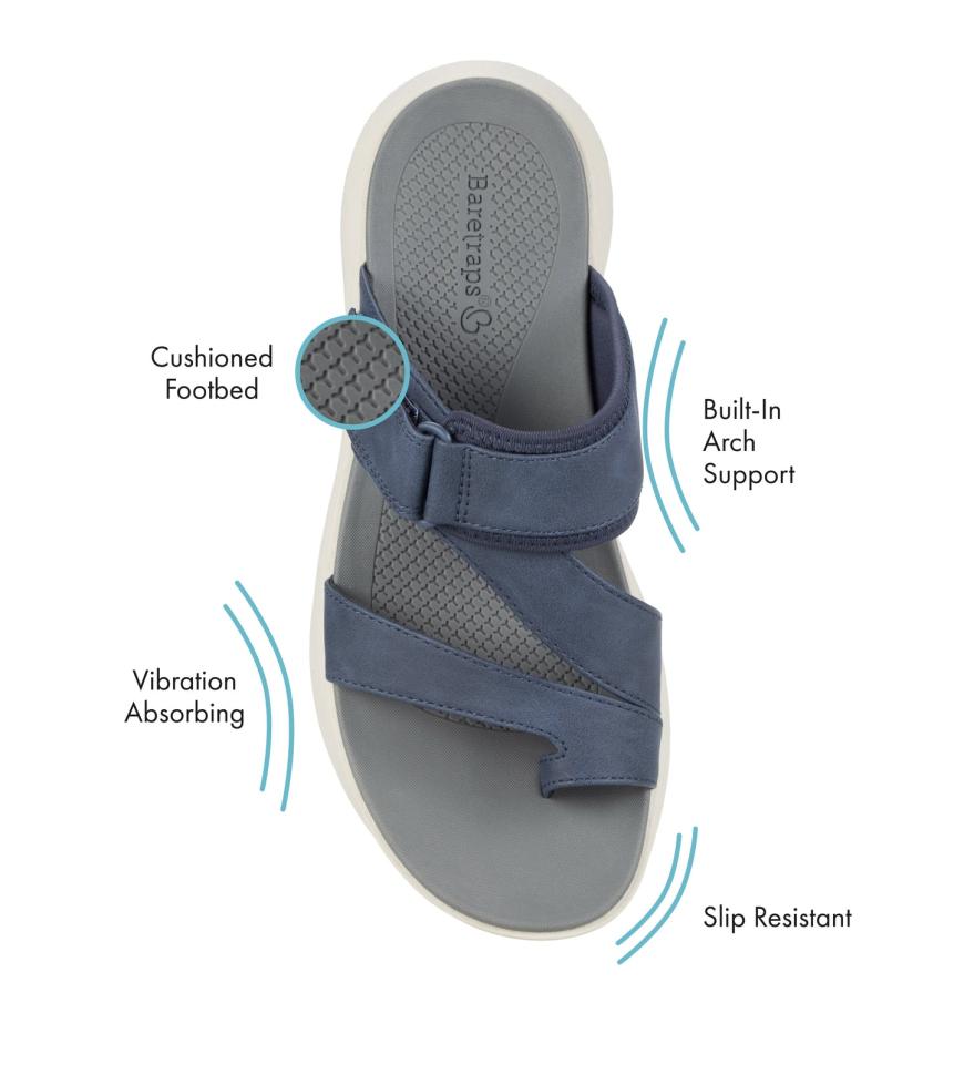 Baretraps Rebound Sandals | Women Jordy Slide Sandal Dark Navy