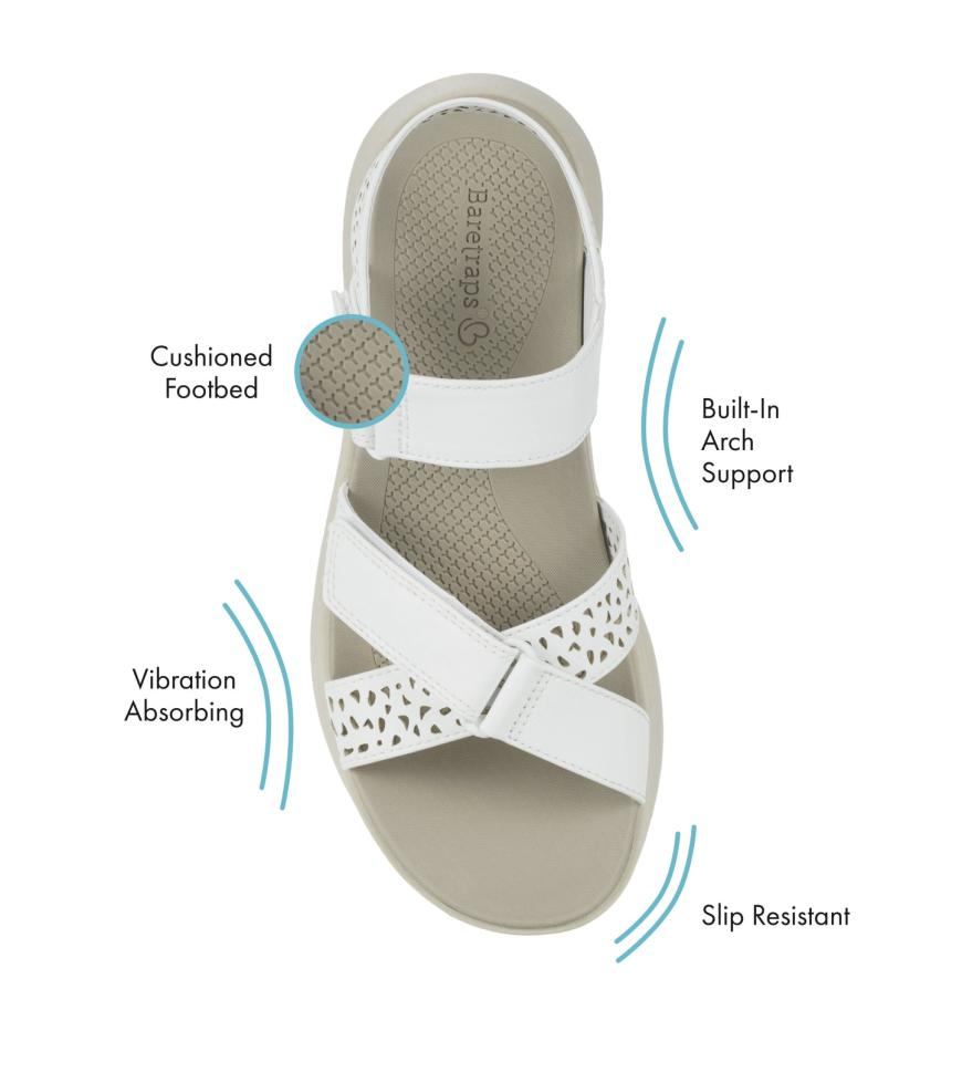 Baretraps Rebound Sandals | Women Jubilee Sandal White