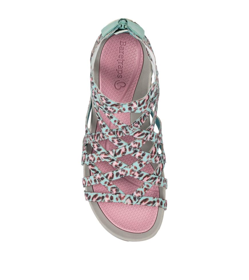 Baretraps Rebound Sandals | Women Samina Sandal Sage Multi Leopard