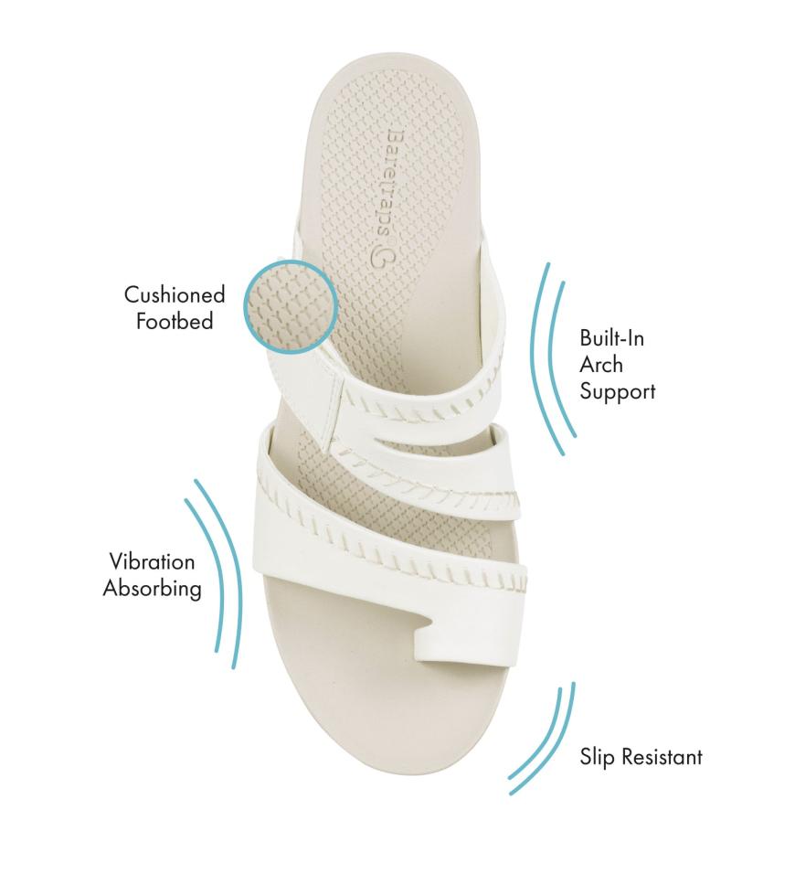 Baretraps Rebound Sandals | Women Shaya Slide Sandal Off White