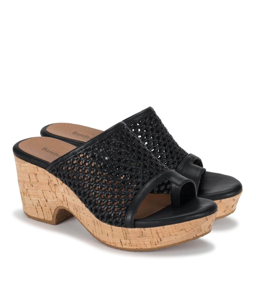 Baretraps Slides &amp; Slip On Sandals | Women Bethie Wedge Sandal Black