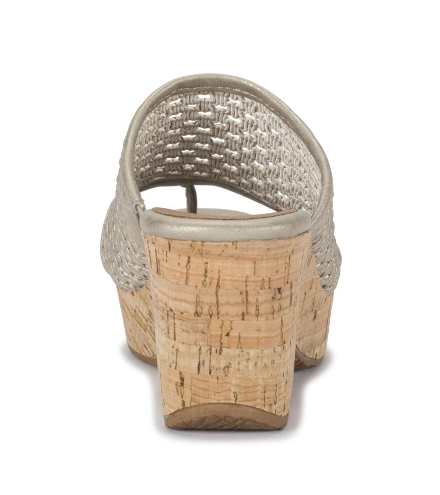 Baretraps Slides &amp; Slip On Sandals | Women Bethie Wedge Sandal Champagne