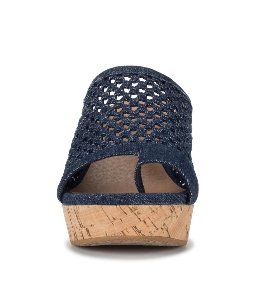 Baretraps Slides &amp; Slip On Sandals | Women Bethie Wedge Sandal Dark Denim