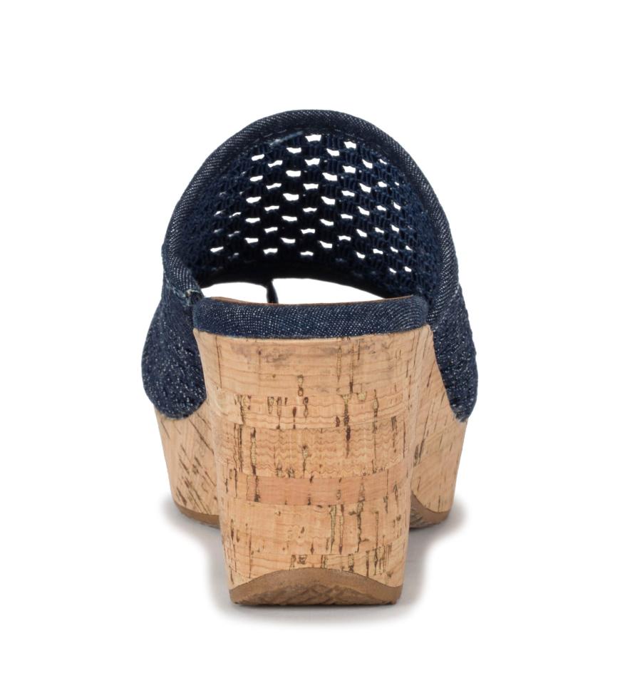 Baretraps Slides &amp; Slip On Sandals | Women Bethie Wedge Sandal Dark Denim