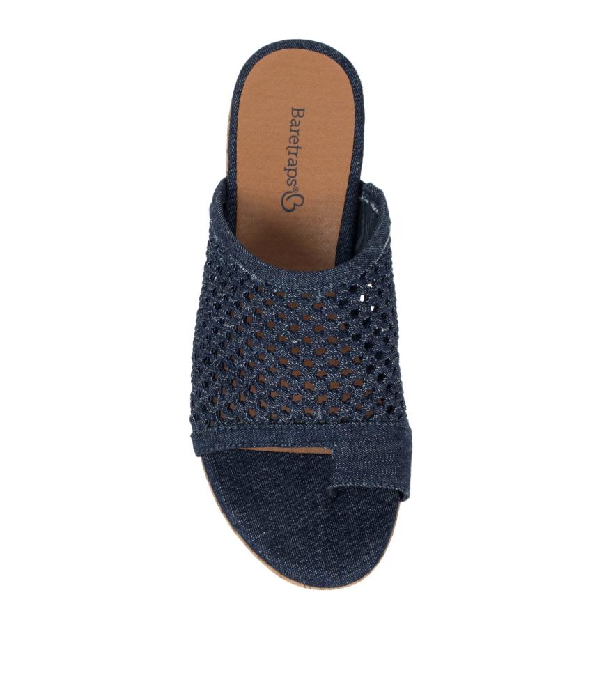 Baretraps Slides &amp; Slip On Sandals | Women Bethie Wedge Sandal Dark Denim