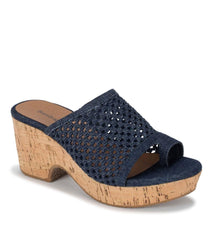 Baretraps Slides &amp; Slip On Sandals | Women Bethie Wedge Sandal Dark Denim