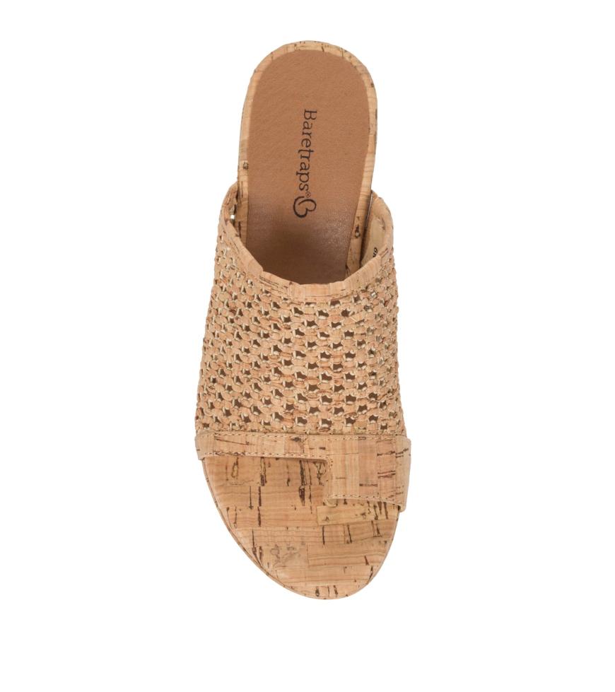 Baretraps Slides &amp; Slip On Sandals | Women Bethie Wedge Sandal Natural Cork