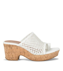 Baretraps Slides &amp; Slip On Sandals | Women Bethie Wedge Sandal White