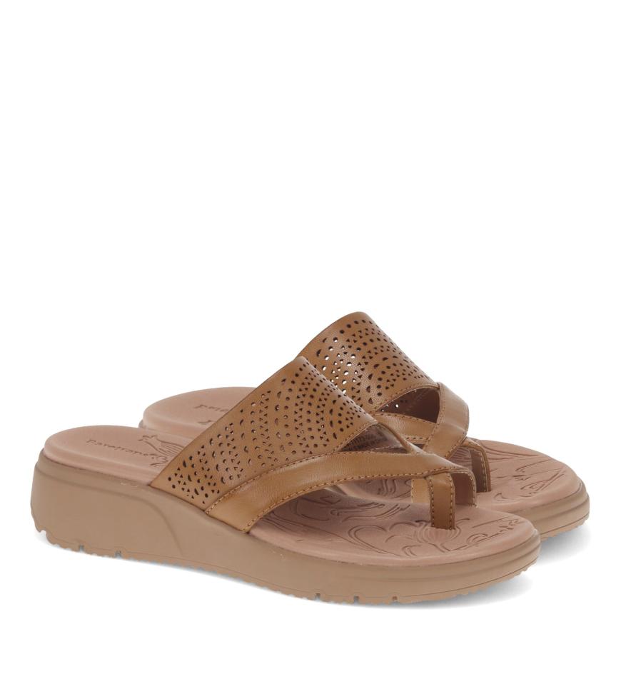 Baretraps Slides &amp; Slip On Sandals | Women Brett Slide Sandal Caramel