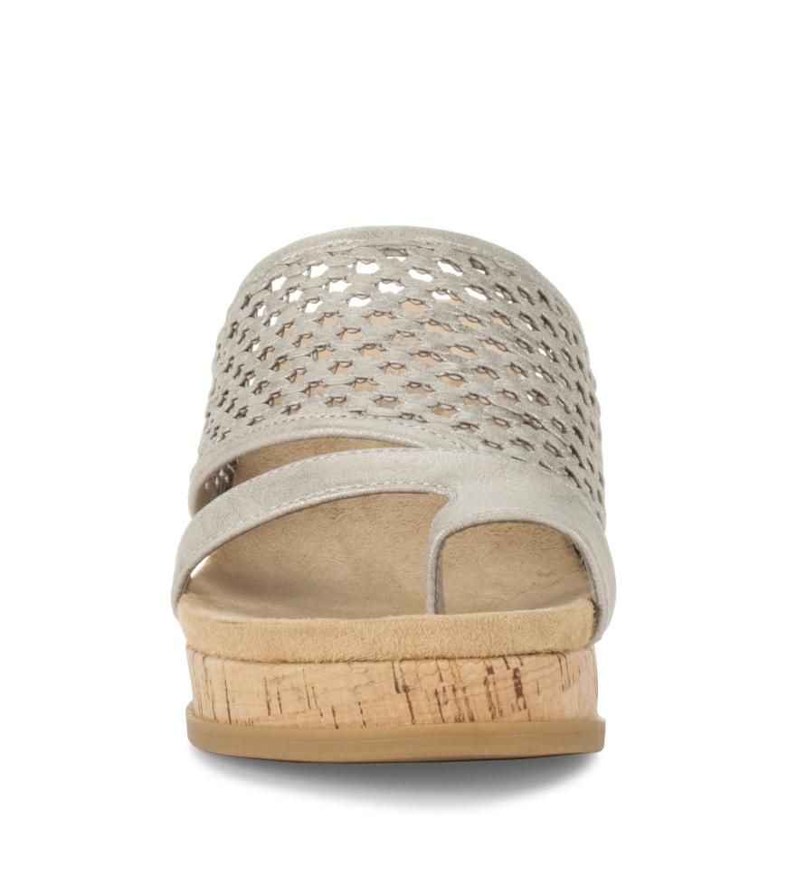 Baretraps Slides &amp; Slip On Sandals | Women Cherish Wedge Sandal Champagne