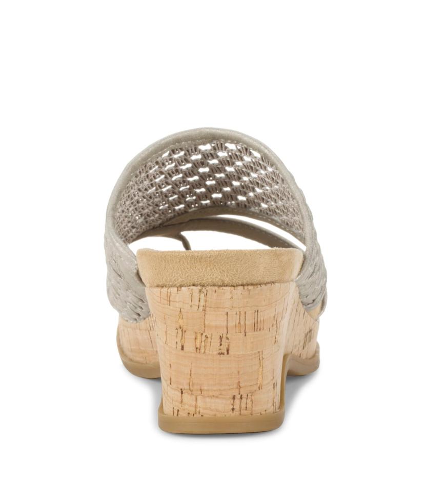 Baretraps Slides &amp; Slip On Sandals | Women Cherish Wedge Sandal Champagne