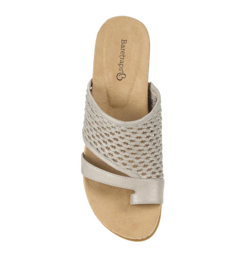 Baretraps Slides &amp; Slip On Sandals | Women Cherish Wedge Sandal Champagne