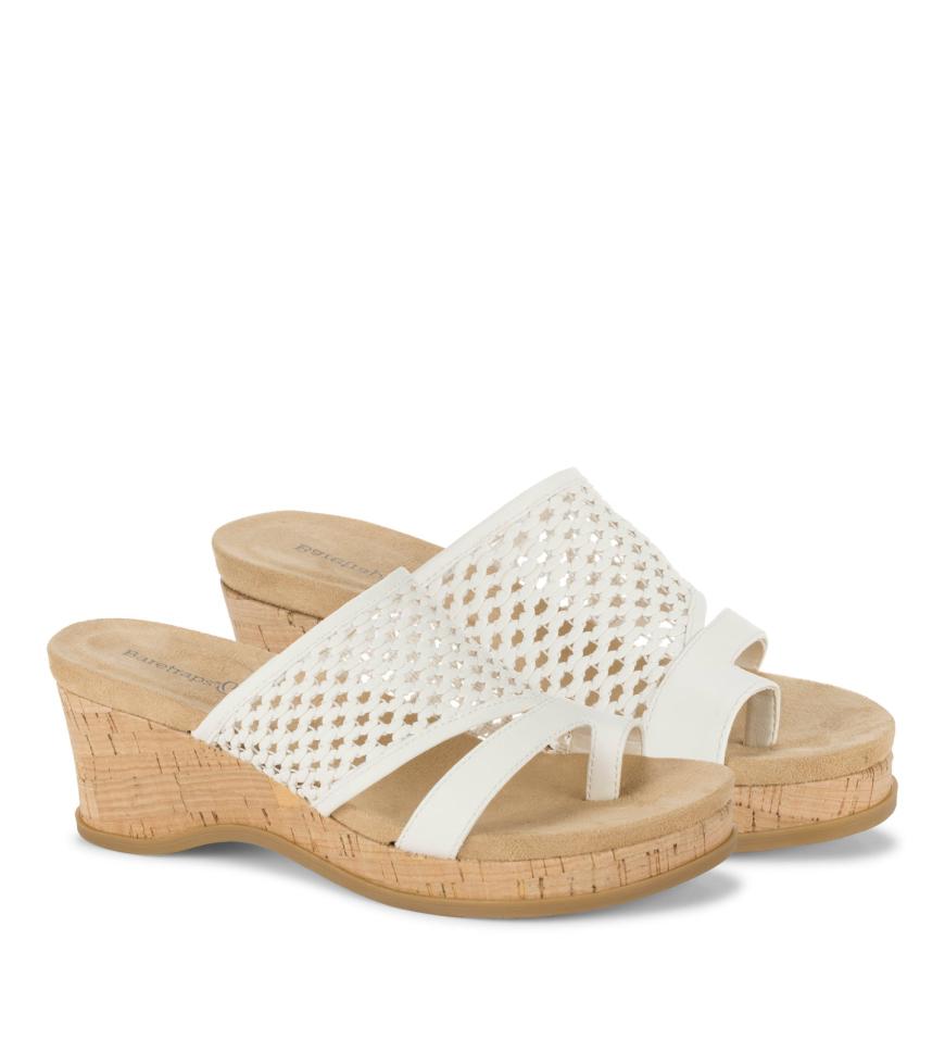 Baretraps Slides &amp; Slip On Sandals | Women Cherish Wedge Sandal Cream