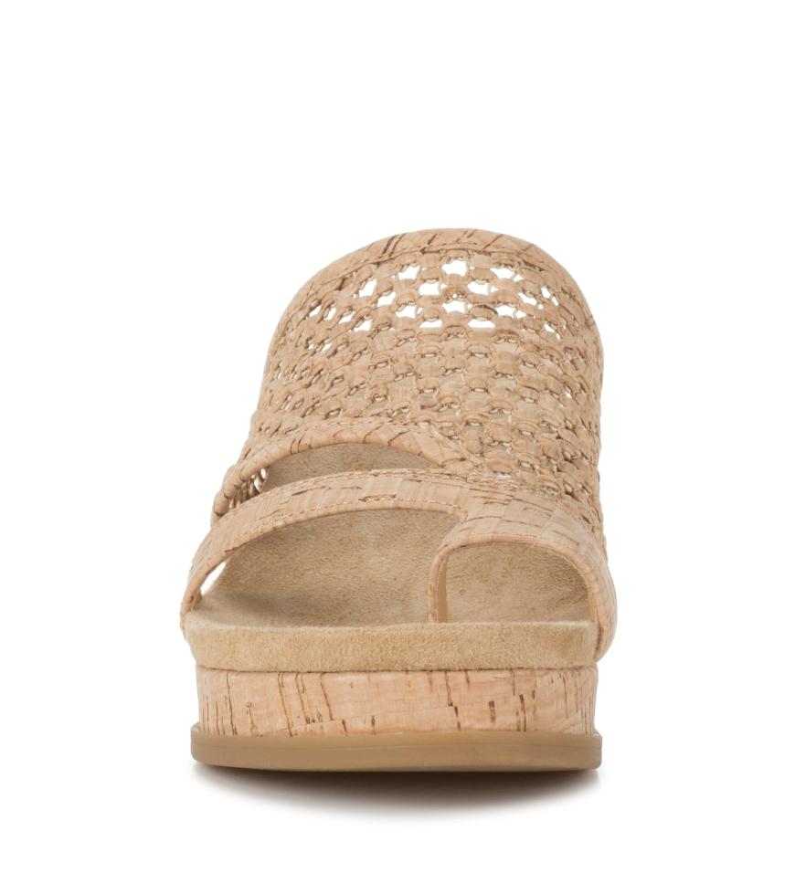 Baretraps Slides &amp; Slip On Sandals | Women Cherish Wedge Sandal Natural