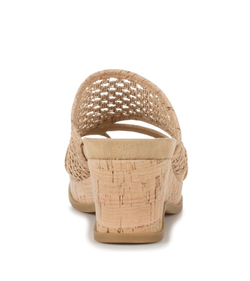 Baretraps Slides &amp; Slip On Sandals | Women Cherish Wedge Sandal Natural