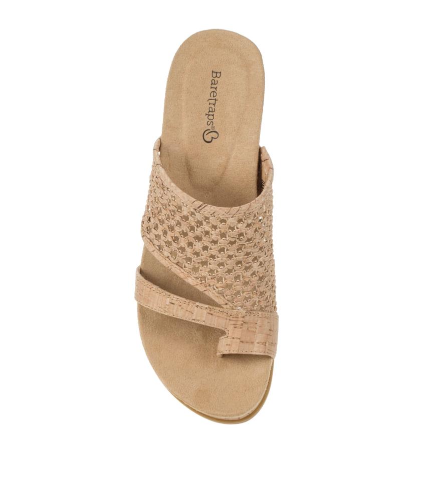 Baretraps Slides &amp; Slip On Sandals | Women Cherish Wedge Sandal Natural