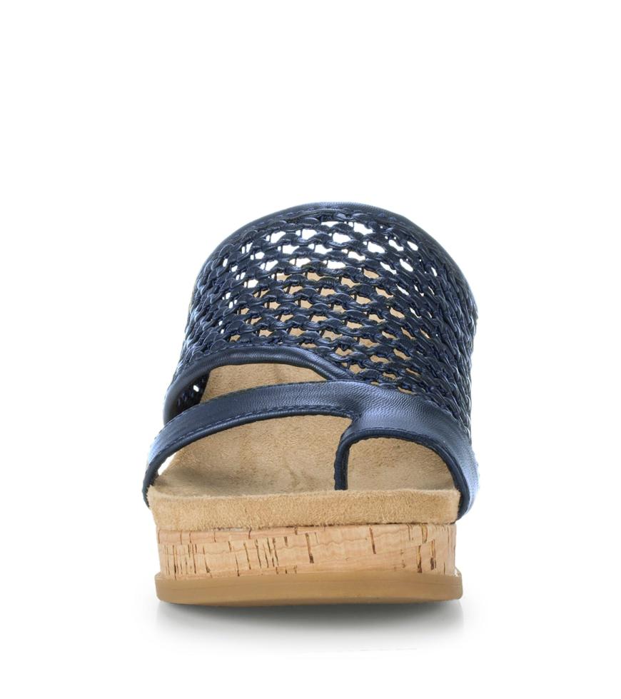 Baretraps Slides &amp; Slip On Sandals | Women Cherish Wedge Sandal Navy Blue