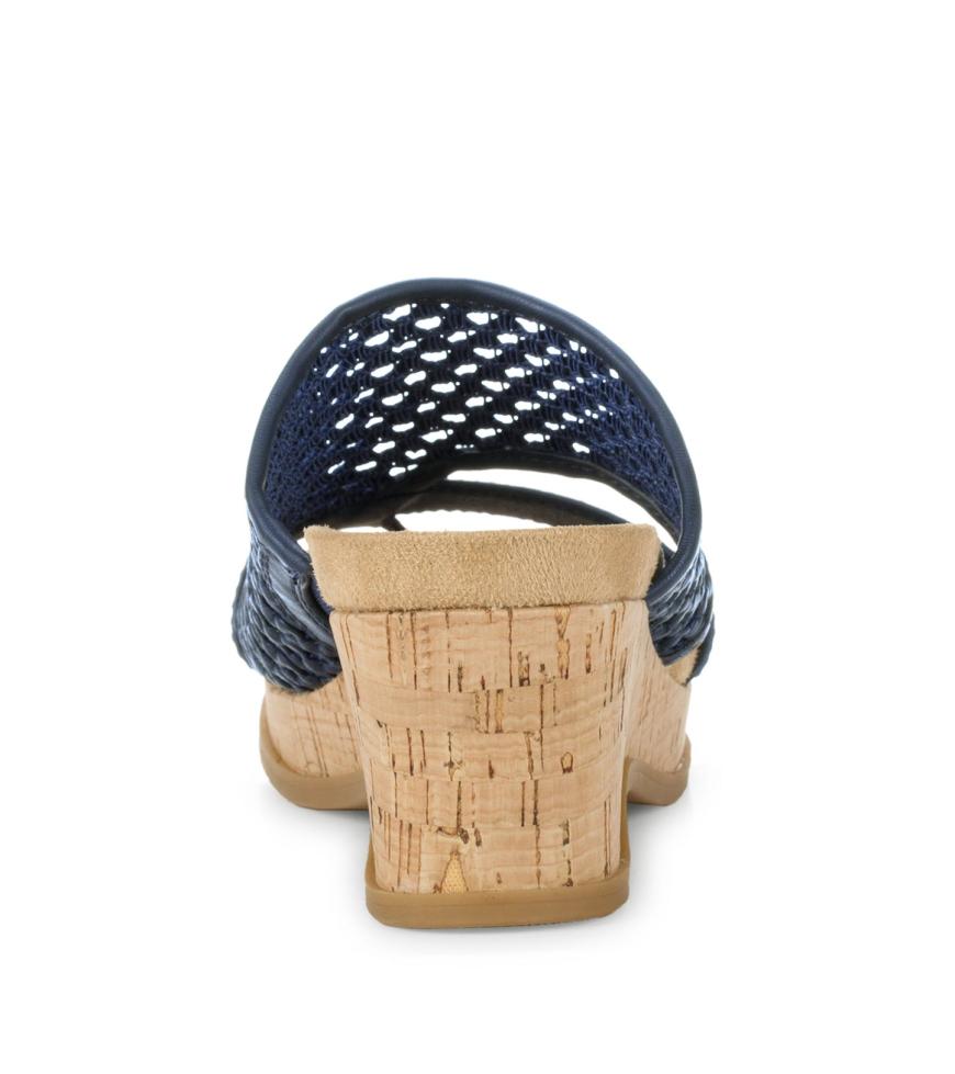 Baretraps Slides &amp; Slip On Sandals | Women Cherish Wedge Sandal Navy Blue
