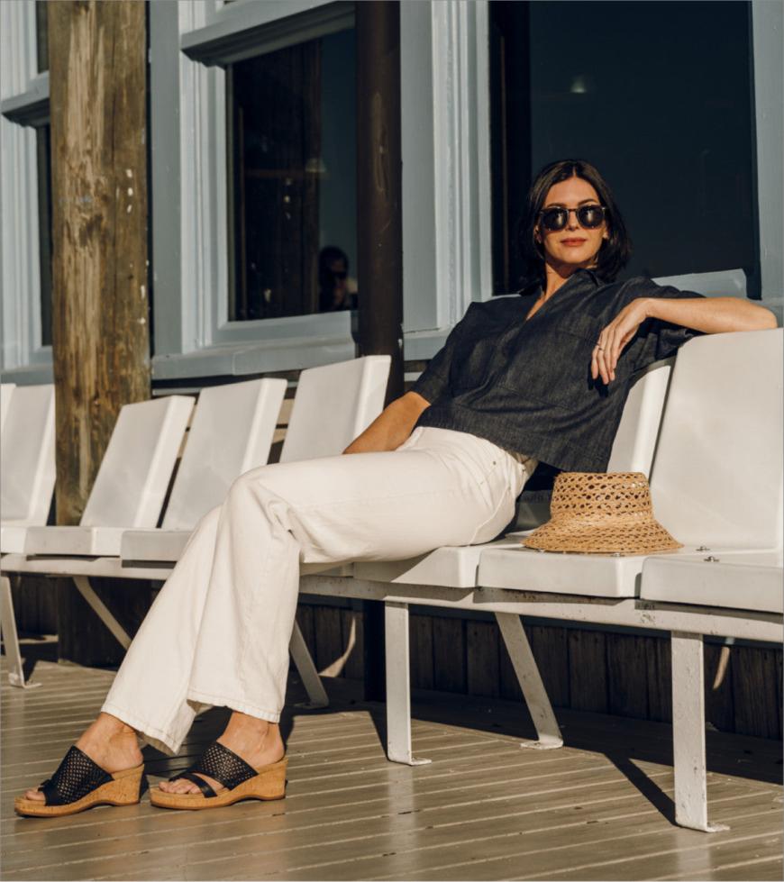 Baretraps Slides &amp; Slip On Sandals | Women Cherish Wedge Sandal Navy Blue