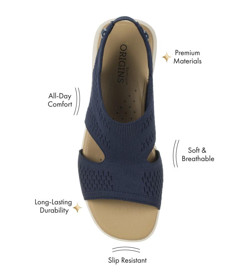 Baretraps Slides &amp; Slip On Sandals | Women Duffy Slip On Sandal Navy Blue