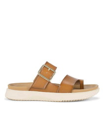 Baretraps Slides &amp; Slip On Sandals | Women Eliza Slide Sandal Dark Caramel
