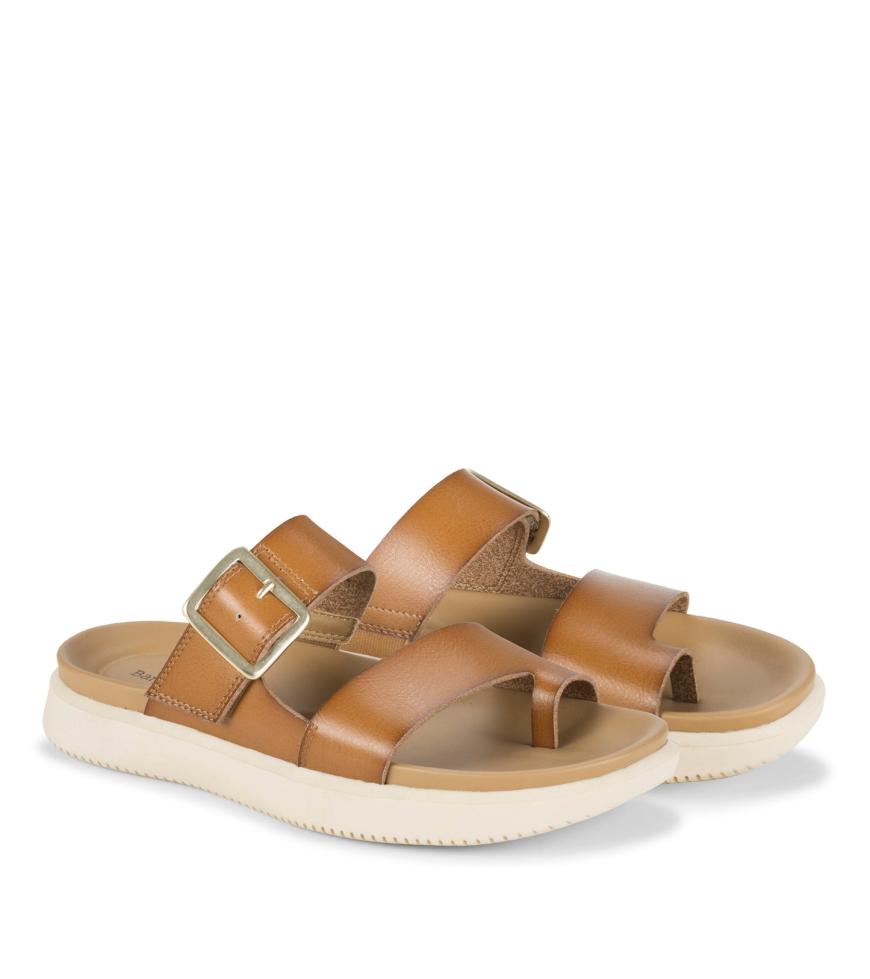 Baretraps Slides &amp; Slip On Sandals | Women Eliza Slide Sandal Dark Caramel