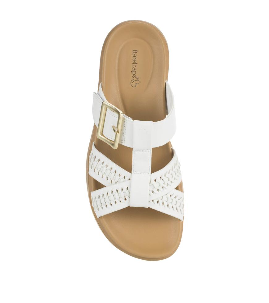Baretraps Slides &amp; Slip On Sandals | Women Emmery Slide Sandal White