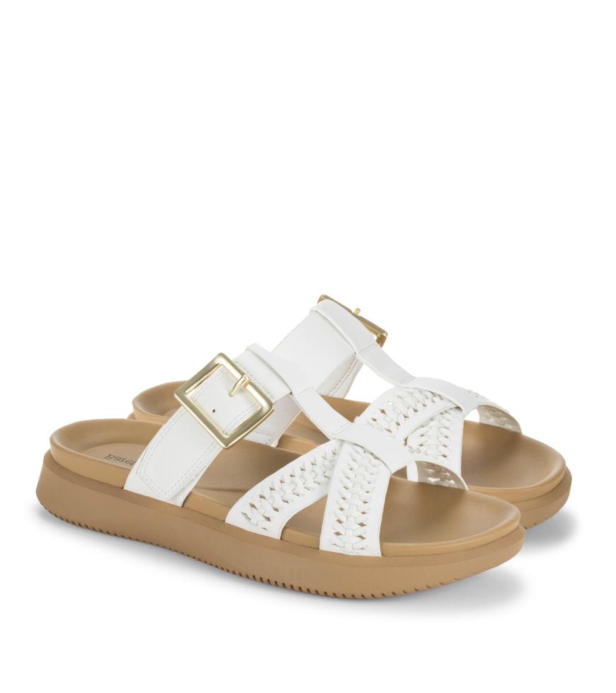 Baretraps Slides &amp; Slip On Sandals | Women Emmery Slide Sandal White
